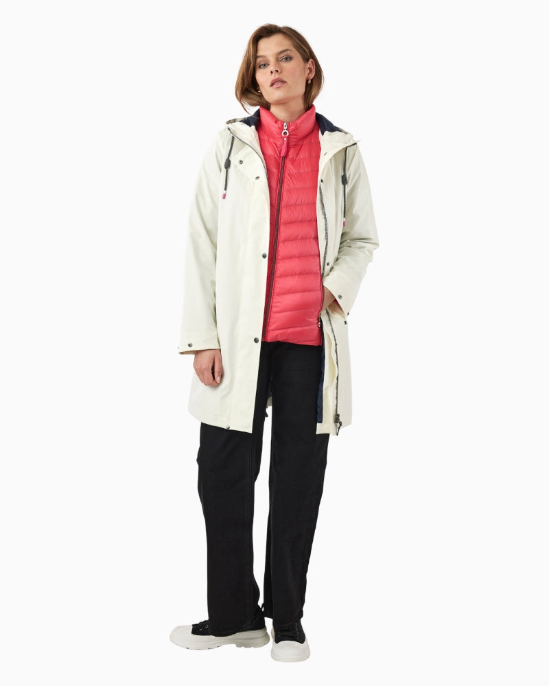 Frandsen Rain Jacket in off white