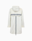 Frandsen Rain Jacket in off white back view