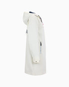 Frandsen Rain Jacket in off white side view