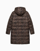 Frandsen Reversible Coat in leopard back view