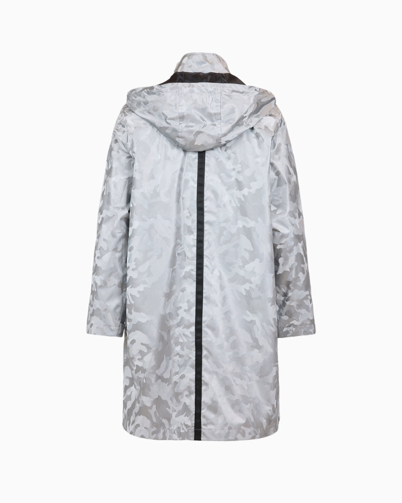 Frandsen silver raincoat back view