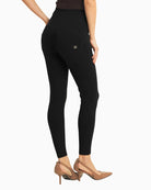 Back view of Freddy - Military Button Detail Pants  