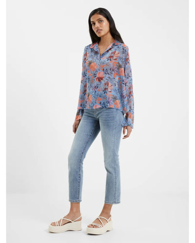 French Connection - ADALINA HALLIE L/S POPOVER TOP 