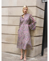 French Connection - ALEZZIA ELY JACQUARD MIX DRESS