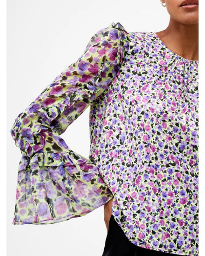 French Connection - ALEZZIA ELY JACQUARD MIX TOP