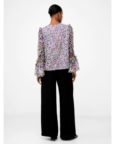French Connection - ALEZZIA ELY JACQUARD MIX TOP