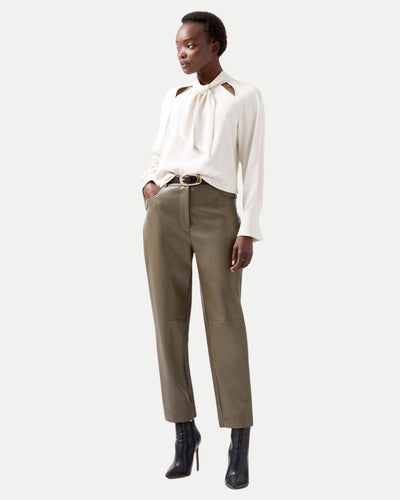 French Connection - Carmen Crepe Tie Blouse