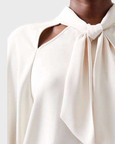 French Connection - Carmen Crepe Tie Blouse