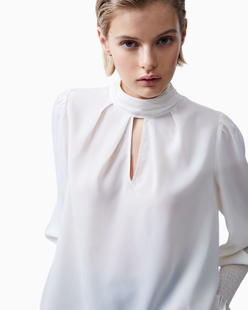 French Connection - Crepe Light High Neck Top 