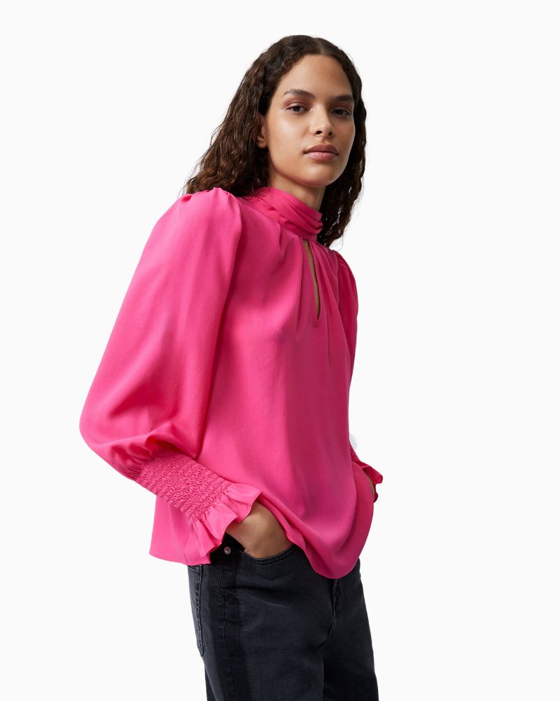 French Connection - Crepe Light High Neck Top 