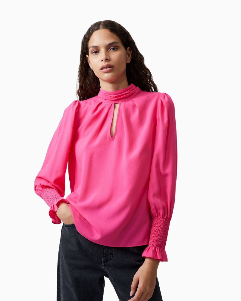 French Connection - Crepe Light High Neck Top 