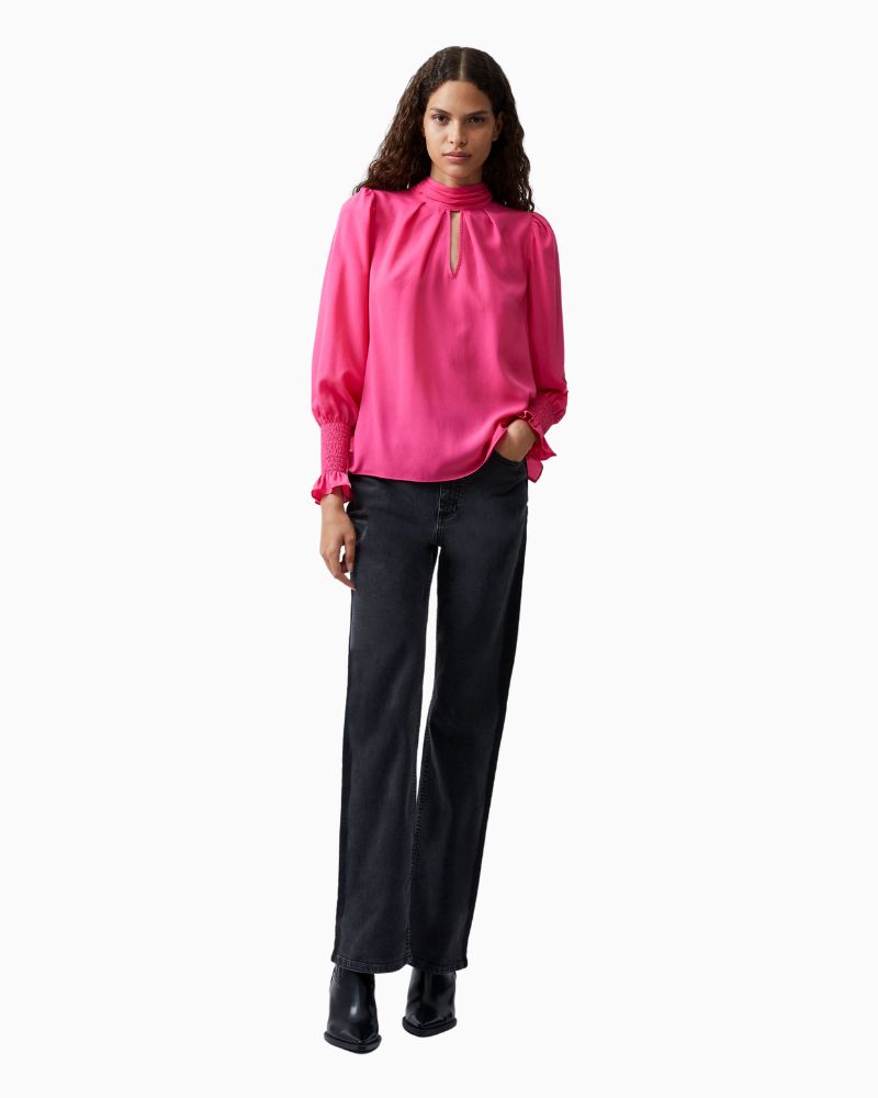 French Connection - Crepe Light High Neck Top 