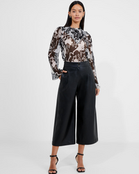 French Connection - Crolenda PU Cropped Trousers