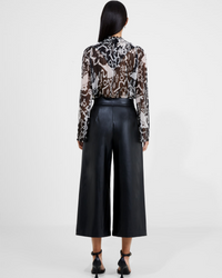 French Connection - Crolenda PU Cropped Trousers