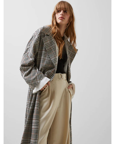 French Connection - Dandy Check Trench Coat