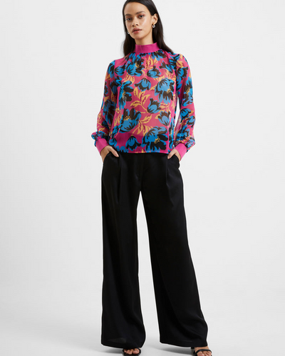 French Connection - Darla Eloise Long Sleeve High Neck Top 