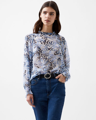 French Connection - Dia Hallie Crinkle Blouse