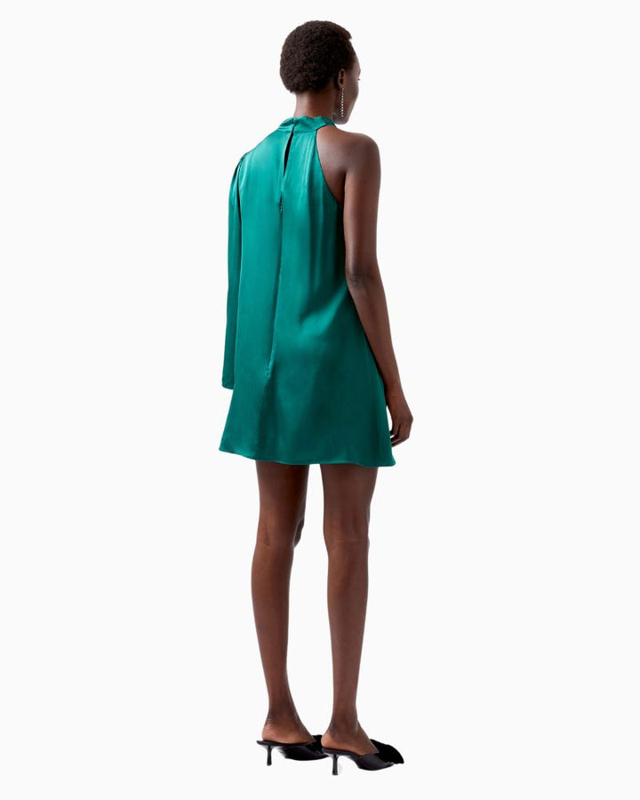 French Connection - Ennis Satin Asymmetric Mini Dress