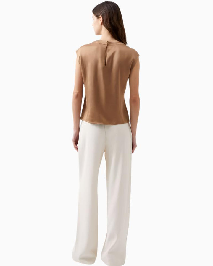 French Connection - Ennis Satin Neck Detail Top 