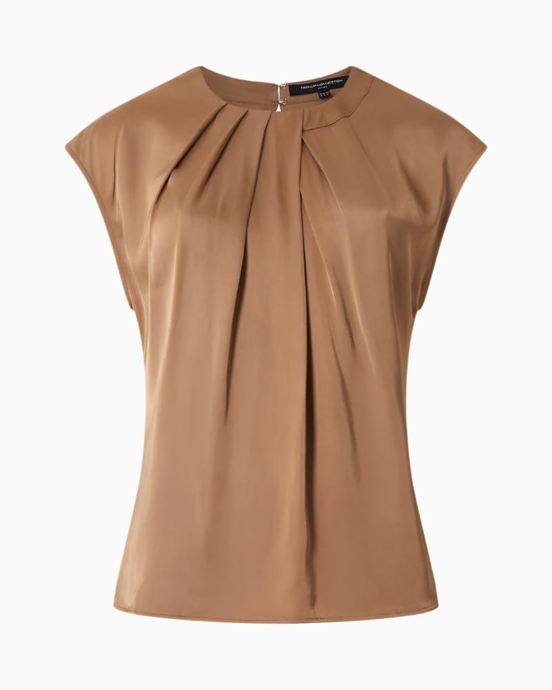 French Connection - Ennis Satin Neck Detail Top 