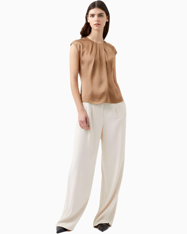 French Connection - Ennis Satin Neck Detail Top 