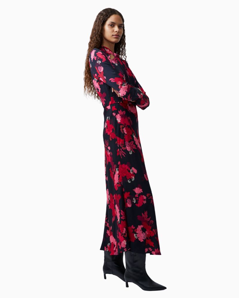 French Connection - Foliage Chiara Tie Knot Dress