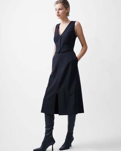 French Connection - Gemma Twill Waistcoat Dress