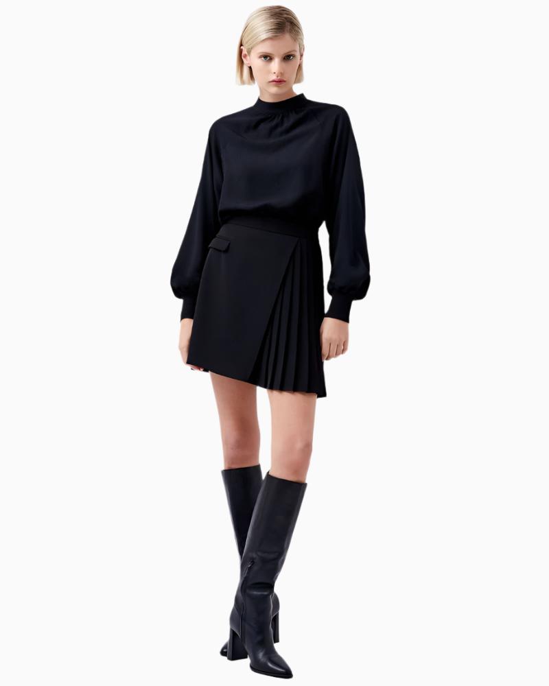 French Connection - Harrie Suiting Pleated Skirt 