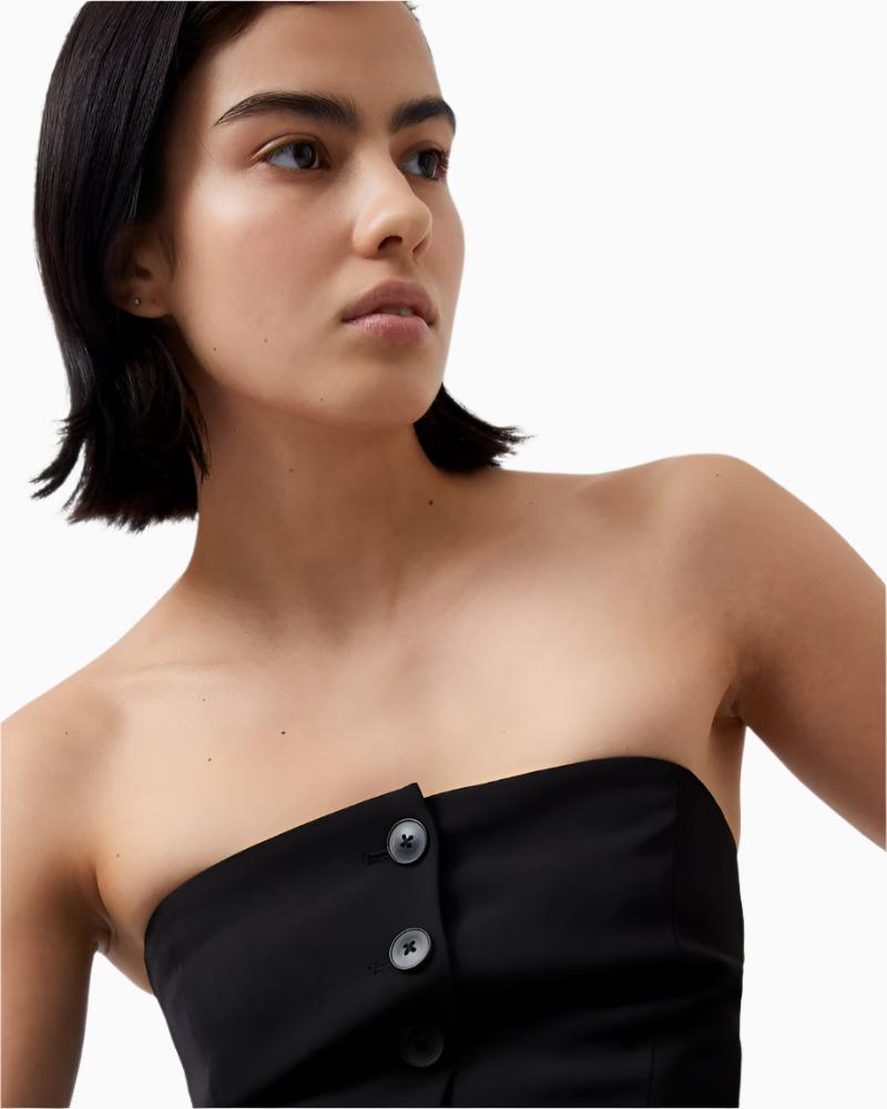 French Connection - Harrie Suiting Strapless Top