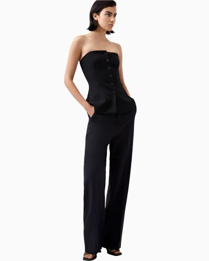 French Connection - Harrie Suiting Strapless Top