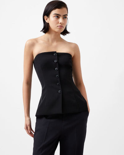 French Connection - Harrie Suiting Strapless Top