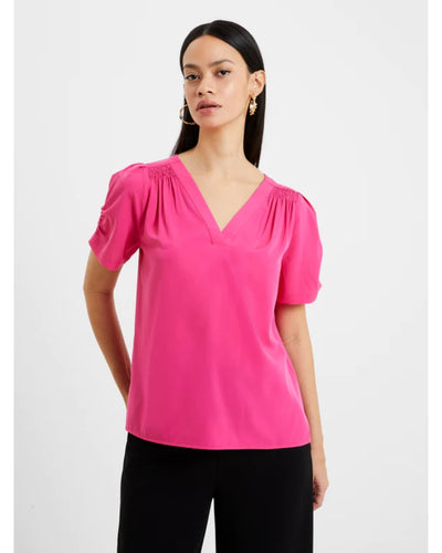 French Connection - LIGHT V NECK TOP