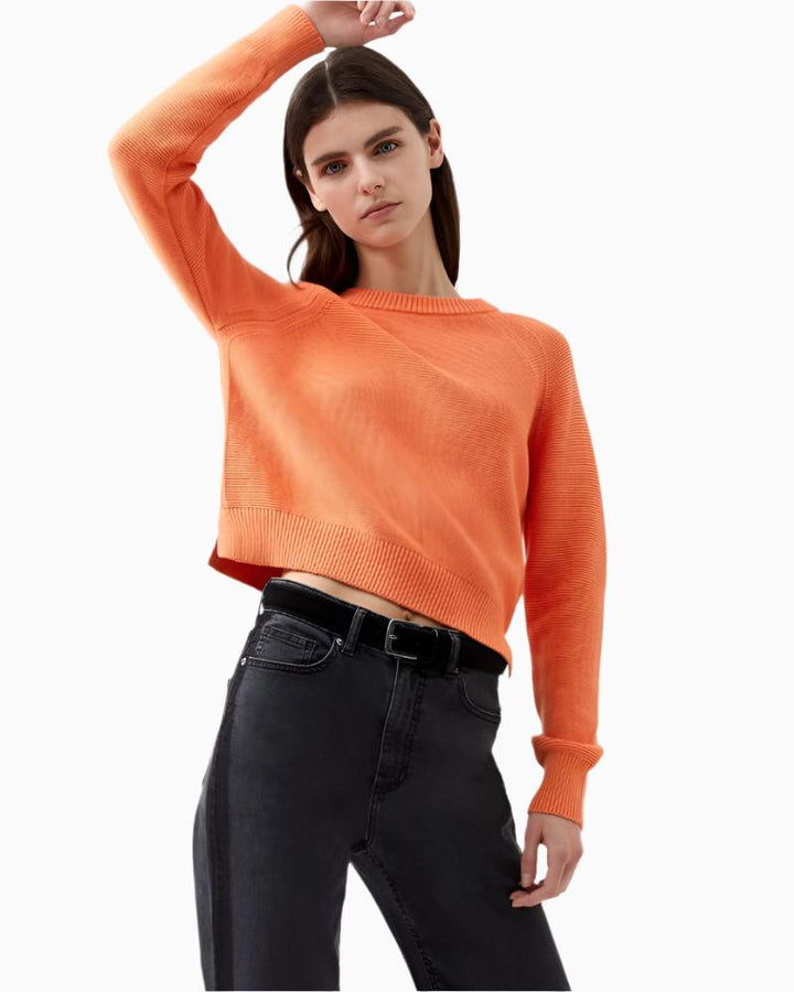 French Connection - Lily Mozart Long Sleeve Crew Neck Jumper