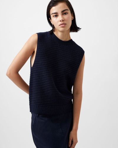 French Connection - Manda Open Knit Vest 