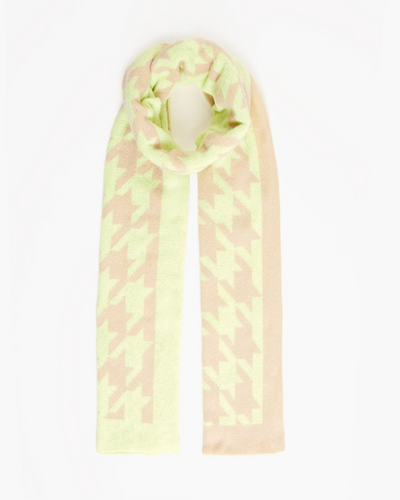 French Connection  - Oversized Houndstooth Scarf 
