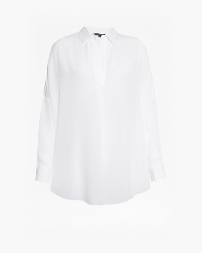 French Connection - Rhodes Recycled Crepe Popover Shirt
