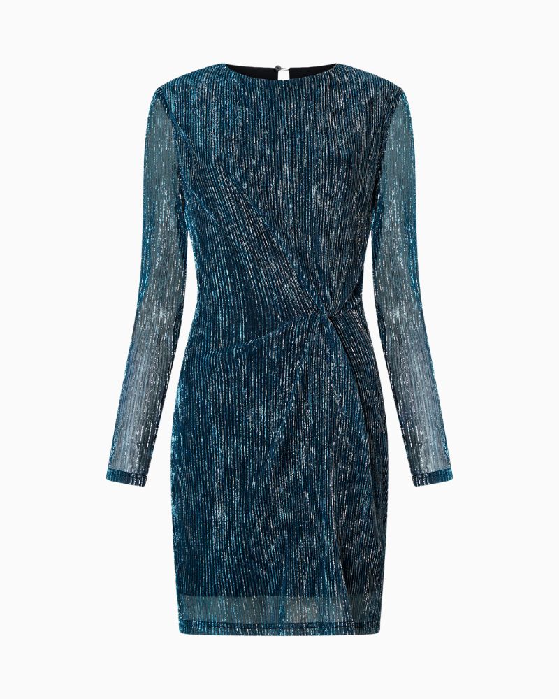 French Connection - Tamy Lurex Fitted Mini Dress 