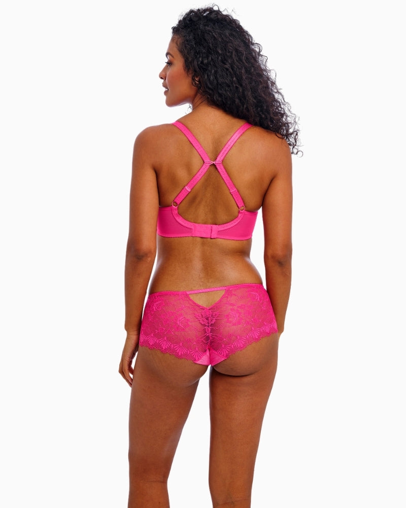 Back view of Freya Fascinate plunge bra with adjustable straps