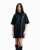 Frnch Harter Dress in Black front view