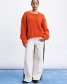Frnch Sapporo Jumper in Orange styled view