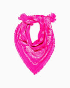 From Future pink cashmere bandana scarf
