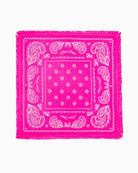 Detail of ribbed edge and colour variation on From Future scarf