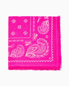 Close-up of 100% cashmere weave showing fine knit texture