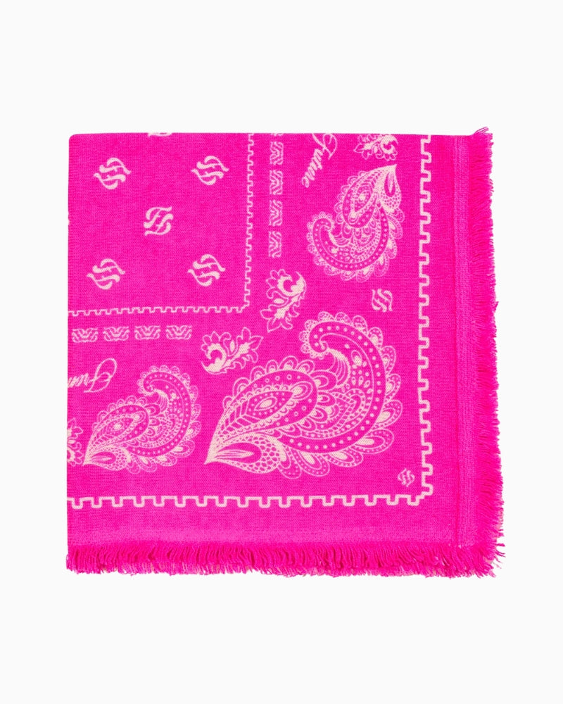 Close-up of 100% cashmere weave showing fine knit texture