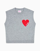 Soft 100% sustainable cashmere sleeveless sweater by From Future