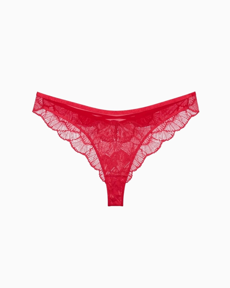 Front view of Palina Moonlight Kiss Brazilian knickers in delicate lace