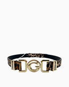 GUESS Cirene belt leopard print front view – Áines Boutique