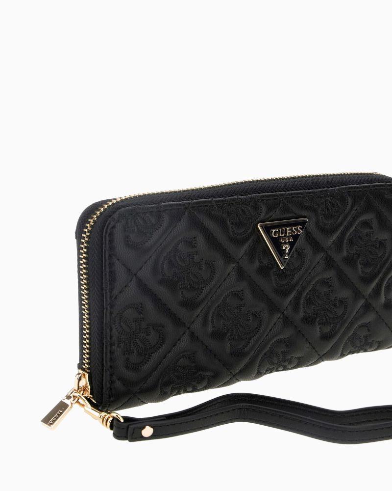 Side view showing zip closure and detachable zipper pull