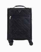 Black Guess Adelasia trolley with debossed 4G logo and gold zip details