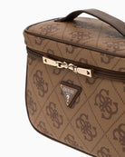 Guess Berta vanity case metal triangle logo detail – Áines Boutique